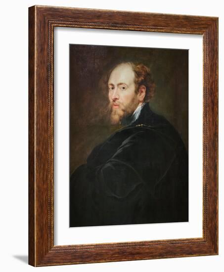 Self Portrait, 1628 circa (Oil on Canvas)-Peter Paul Rubens-Framed Giclee Print