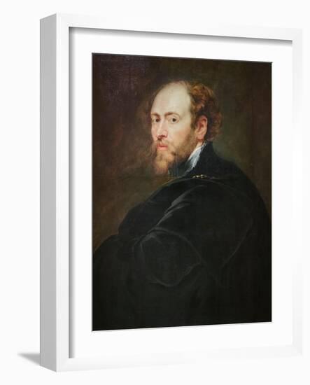 Self Portrait, 1628 circa (Oil on Canvas)-Peter Paul Rubens-Framed Giclee Print