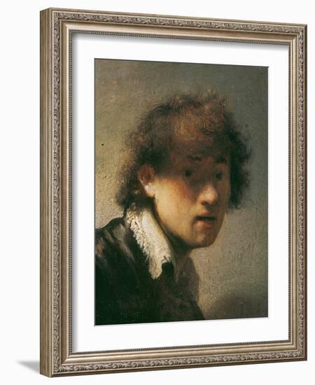 Self Portrait, 1629-Rembrandt van Rijn-Framed Giclee Print