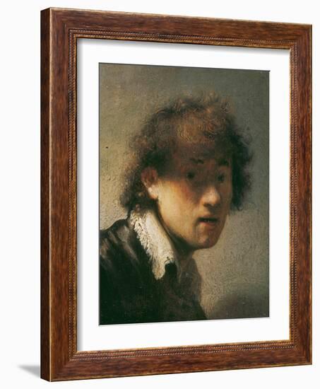 Self Portrait, 1629-Rembrandt van Rijn-Framed Giclee Print