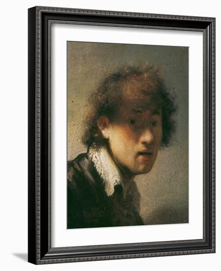 Self Portrait, 1629-Rembrandt van Rijn-Framed Giclee Print