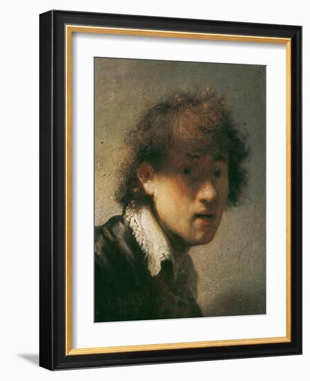 Self Portrait, 1629-Rembrandt van Rijn-Framed Giclee Print