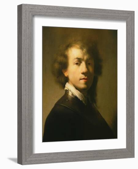 Self Portrait, 1629-Rembrandt van Rijn-Framed Giclee Print