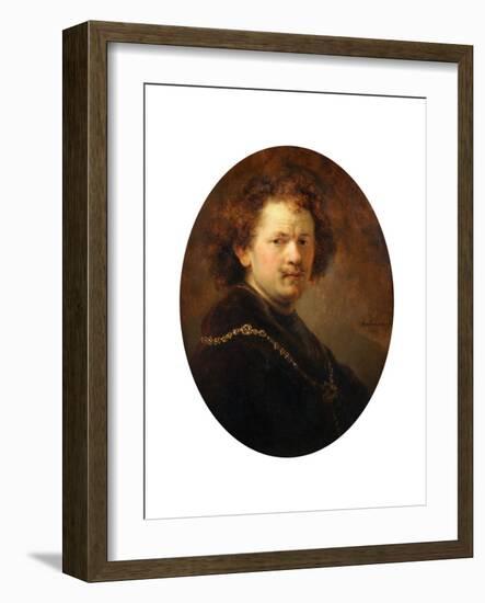 Self Portrait, 1633-Rembrandt van Rijn-Framed Giclee Print