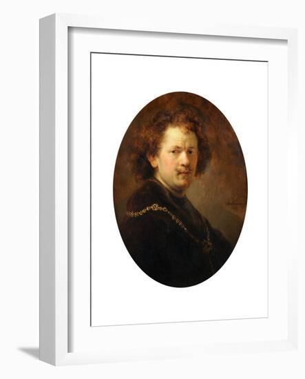 Self Portrait, 1633-Rembrandt van Rijn-Framed Giclee Print