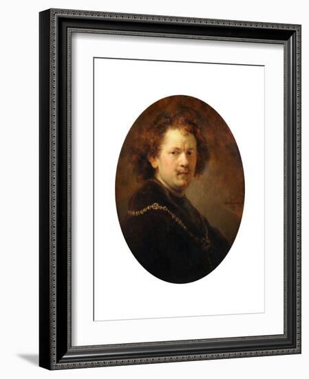 Self Portrait, 1633-Rembrandt van Rijn-Framed Giclee Print