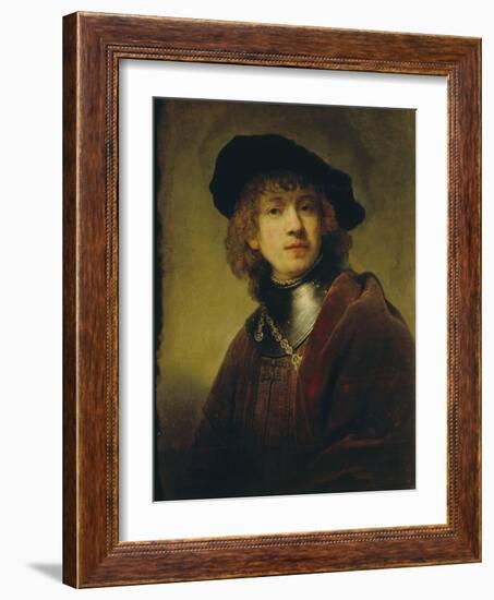 Self Portrait. 1634-Rembrandt van Rijn-Framed Giclee Print