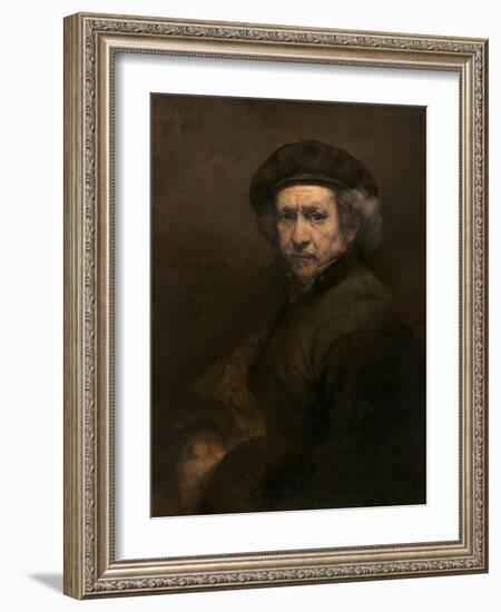 Self-Portrait, 1659-Rembrandt van Rijn-Framed Giclee Print