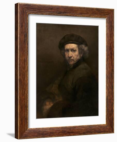 Self-Portrait, 1659-Rembrandt van Rijn-Framed Giclee Print