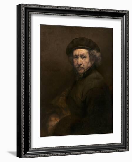 Self-Portrait, 1659-Rembrandt van Rijn-Framed Giclee Print