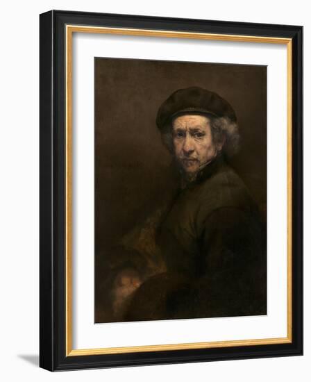 Self-Portrait, 1659-Rembrandt van Rijn-Framed Giclee Print