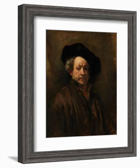 Self-Portrait, 1660-Rembrandt van Rijn-Framed Giclee Print