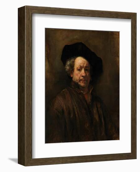 Self-Portrait, 1660-Rembrandt van Rijn-Framed Giclee Print