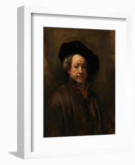 Self-Portrait, 1660-Rembrandt van Rijn-Framed Giclee Print