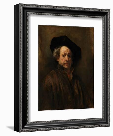 Self-Portrait, 1660-Rembrandt van Rijn-Framed Giclee Print