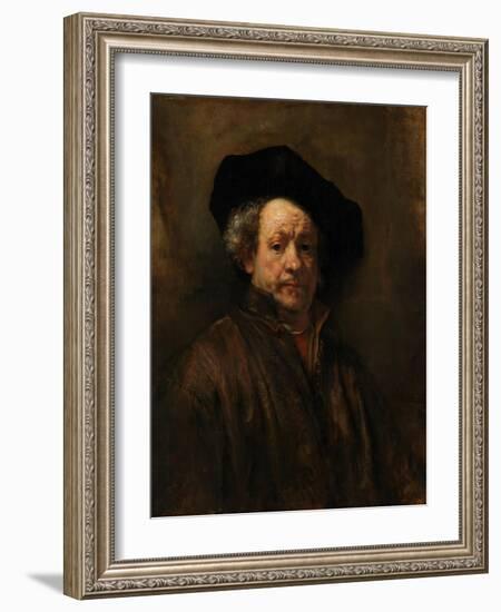 Self-Portrait, 1660-Rembrandt van Rijn-Framed Giclee Print