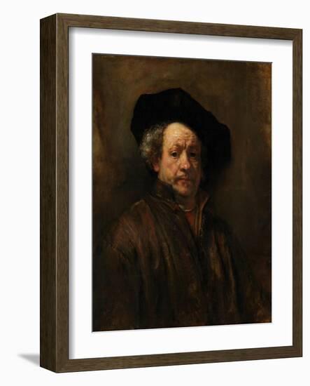 Self-Portrait, 1660-Rembrandt van Rijn-Framed Giclee Print