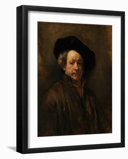 Self-Portrait, 1660-Rembrandt van Rijn-Framed Giclee Print