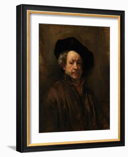 Self-Portrait, 1660-Rembrandt van Rijn-Framed Giclee Print