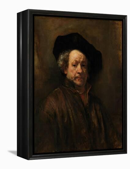 Self-Portrait, 1660-Rembrandt van Rijn-Framed Premier Image Canvas