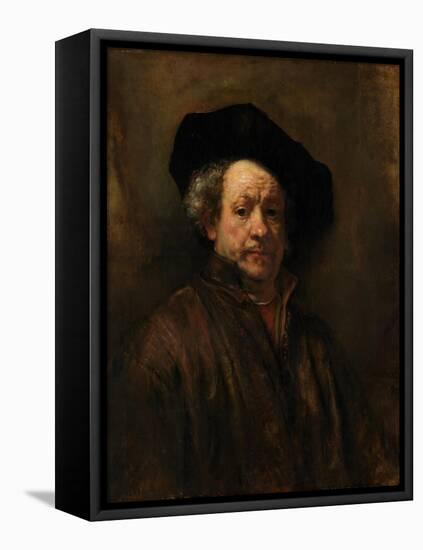 Self-Portrait, 1660-Rembrandt van Rijn-Framed Premier Image Canvas