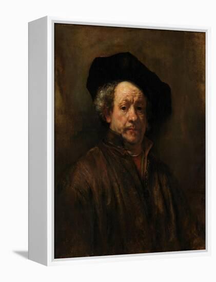 Self-Portrait, 1660-Rembrandt van Rijn-Framed Premier Image Canvas