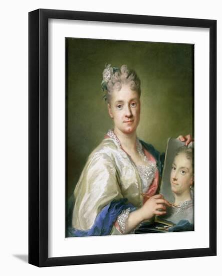 Self Portrait, 1709-Rosalba Giovanna Carriera-Framed Giclee Print