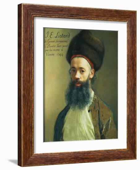 Self Portrait, 1744-Jean-Etienne Liotard-Framed Giclee Print