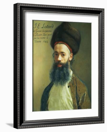 Self Portrait, 1744-Jean-Etienne Liotard-Framed Giclee Print