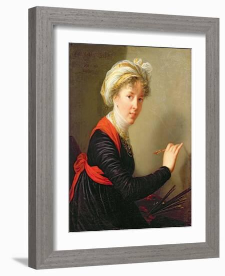 Self Portrait, 1800-Elisabeth Louise Vigee-LeBrun-Framed Giclee Print