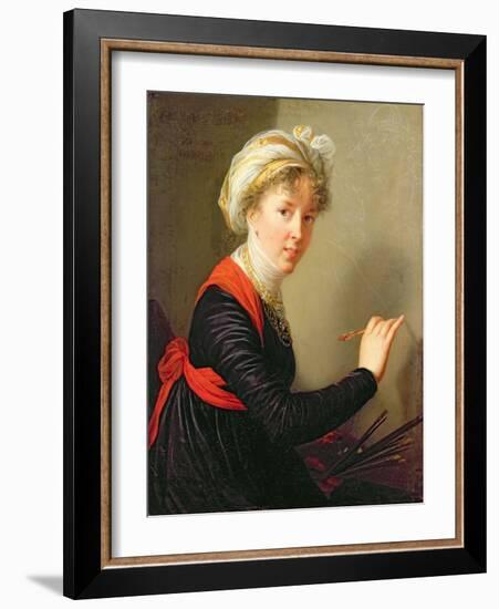 Self Portrait, 1800-Elisabeth Louise Vigee-LeBrun-Framed Giclee Print