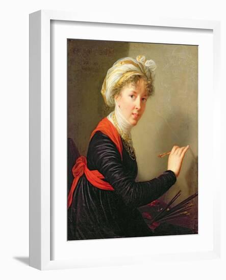 Self Portrait, 1800-Elisabeth Louise Vigee-LeBrun-Framed Giclee Print