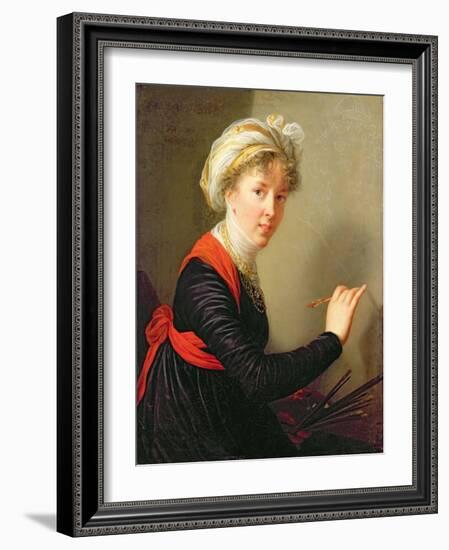 Self Portrait, 1800-Elisabeth Louise Vigee-LeBrun-Framed Giclee Print