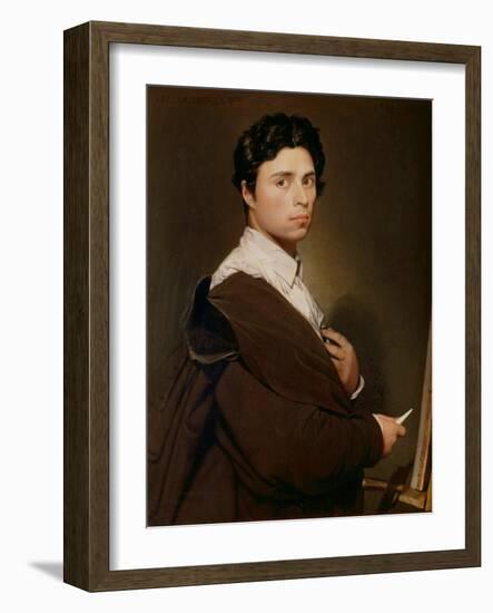 Self-Portrait, 1804-Jean-Auguste-Dominique Ingres-Framed Giclee Print