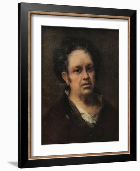 'Self-Portrait', 1815 (1939)-Francisco Goya-Framed Giclee Print