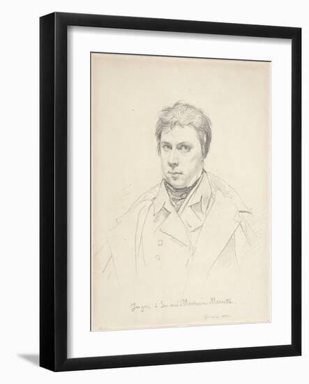 Self-Portrait, 1822-Jean Auguste Dominique Ingres-Framed Giclee Print