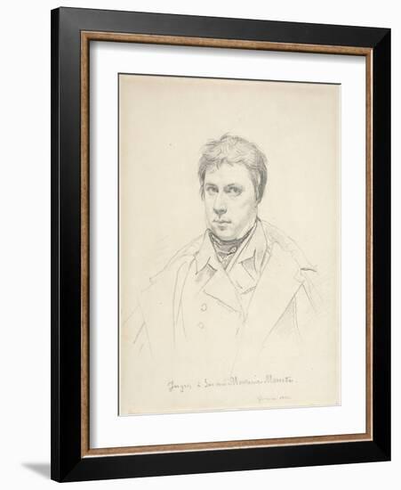 Self-Portrait, 1822-Jean Auguste Dominique Ingres-Framed Giclee Print