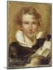 Self Portrait, 1823 (Oil on Paper on Panel)-William Etty-Mounted Giclee Print
