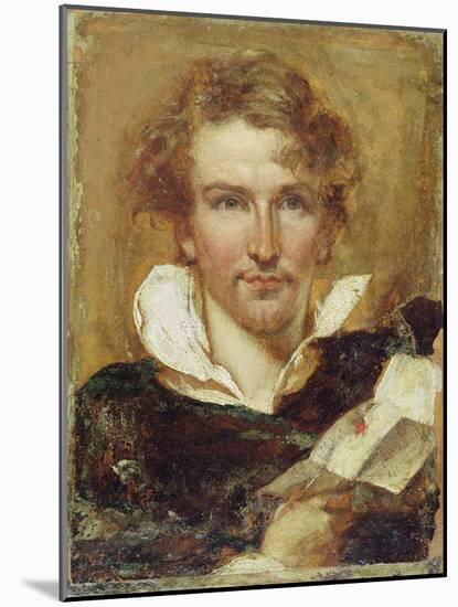 Self Portrait, 1823 (Oil on Paper on Panel)-William Etty-Mounted Giclee Print