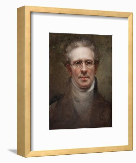 Self Portrait, 1828-Rembrandt Peale-Framed Premium Giclee Print