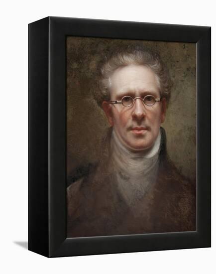 Self Portrait, 1828-Rembrandt Peale-Framed Premier Image Canvas