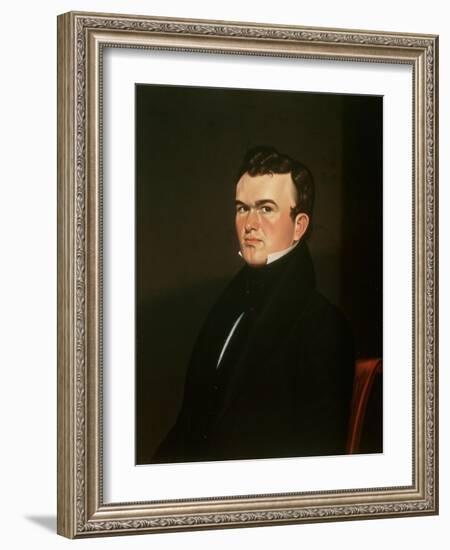 Self Portrait, 1834-35-George Caleb Bingham-Framed Giclee Print