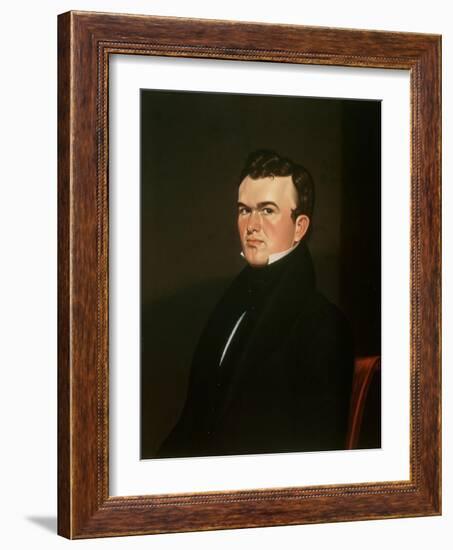 Self Portrait, 1834-35-George Caleb Bingham-Framed Giclee Print