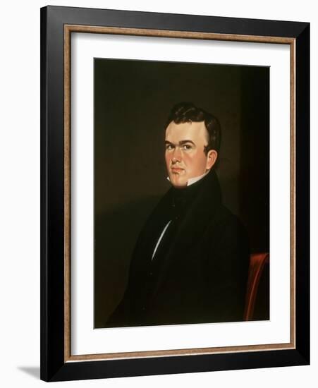 Self Portrait, 1834-35-George Caleb Bingham-Framed Giclee Print