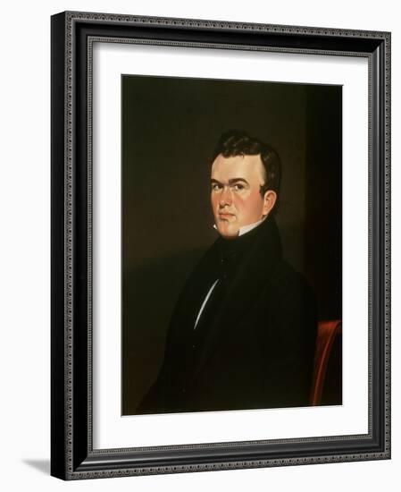 Self Portrait, 1834-35-George Caleb Bingham-Framed Giclee Print