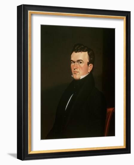 Self Portrait, 1834-35-George Caleb Bingham-Framed Giclee Print