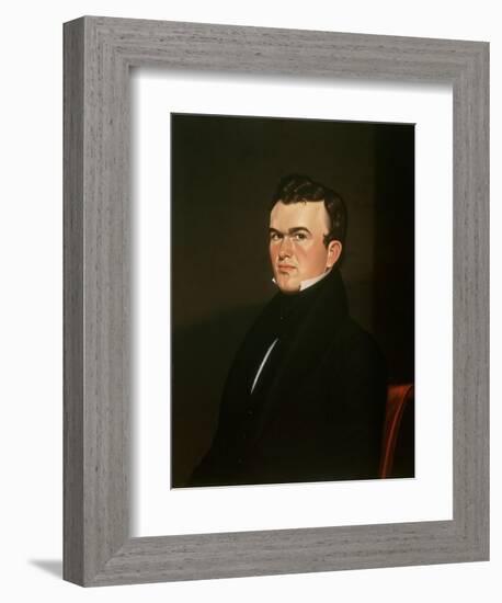 Self Portrait, 1834-35-George Caleb Bingham-Framed Giclee Print