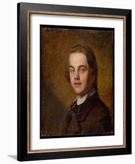 Self Portrait, 1845 (Oil on Canvas)-William Holman Hunt-Framed Giclee Print