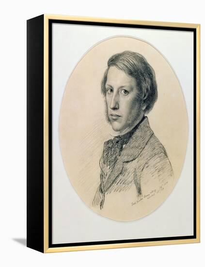 Self Portrait, 1850-Ford Madox Brown-Framed Premier Image Canvas