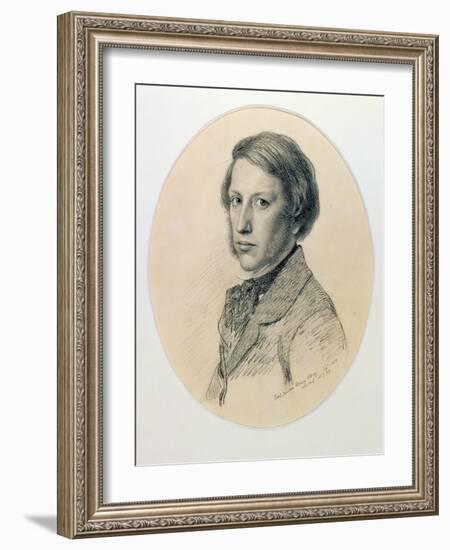 Self Portrait, 1850-Ford Madox Brown-Framed Giclee Print